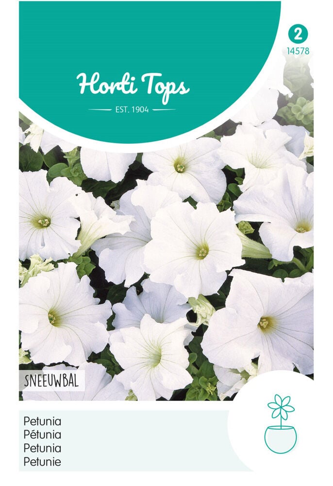 Hortitops Petunia Sneeuwbal - Bloemzaden Hortitops Petunia Sneeuwbal - Bloemzaden