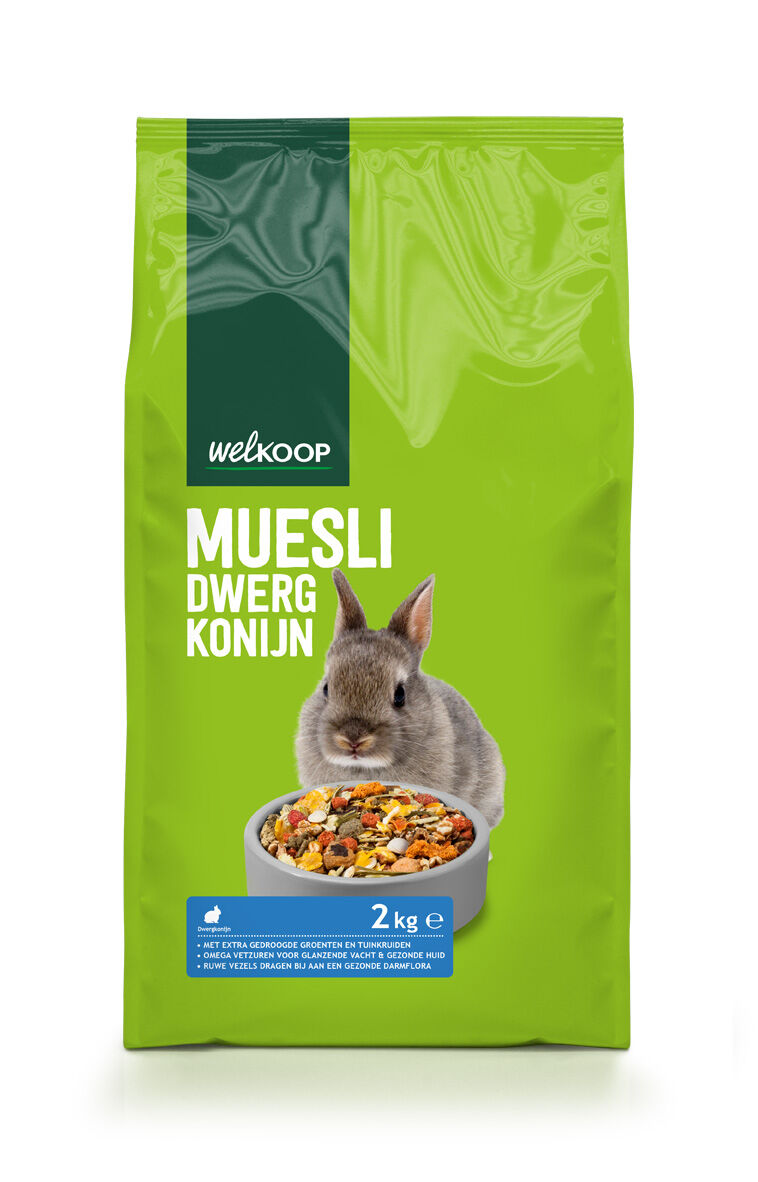 Welkoop Muesli - Dwergkonijnenvoer Welkoop Muesli - Dwergkonijnenvoer