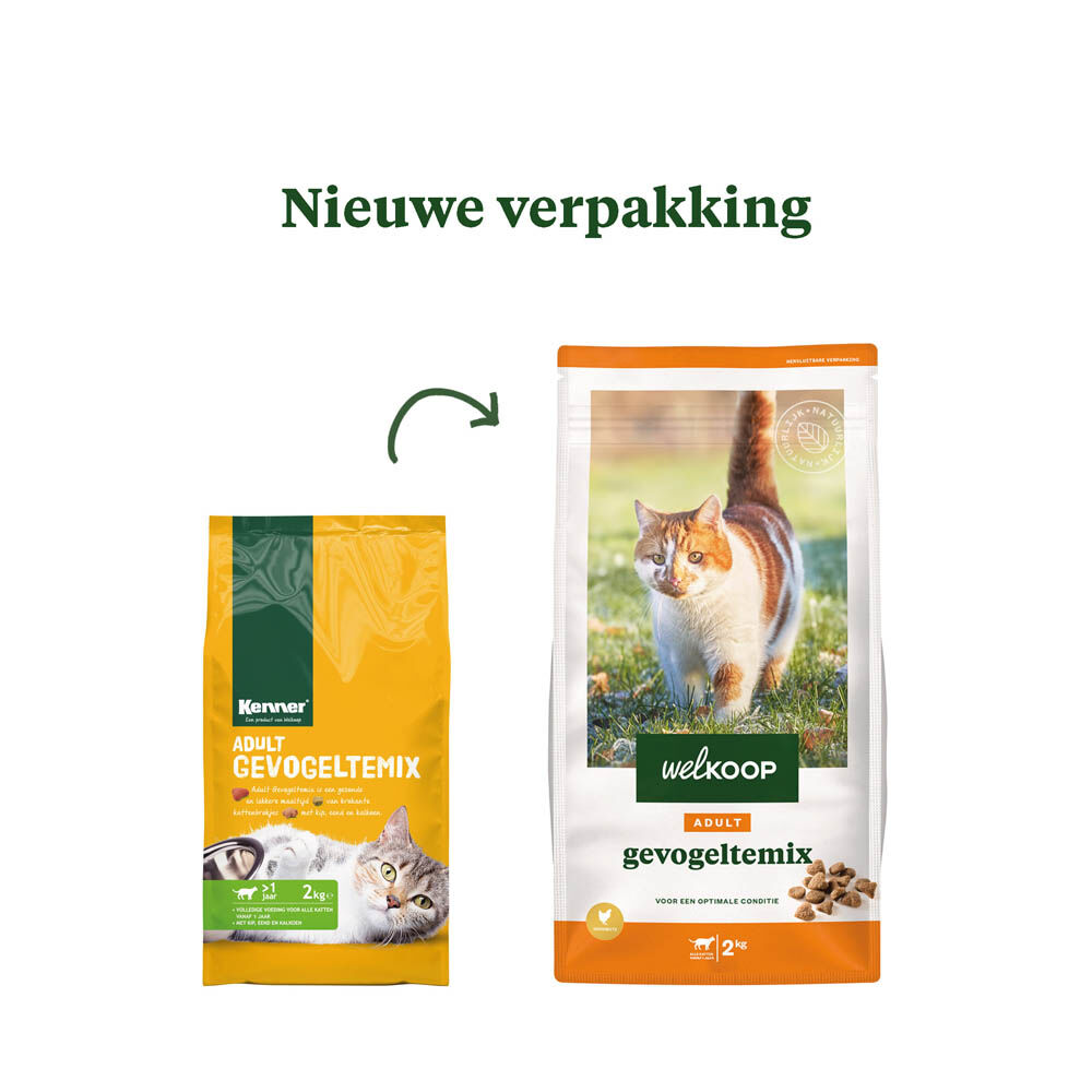 Welkoop Adult - Kattenvoer - 2 - gevogelte Welkoop Adult - Kattenvoer - 2 - gevogelte