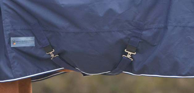 Waldhausen Regendeken - Paardendeken - 95.00 cm - Blauw - 4.00 cm - 135/185 - 40.00 cm