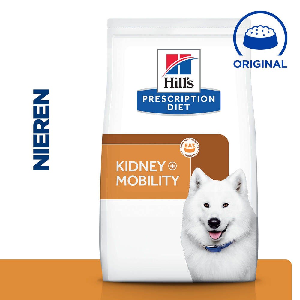 Hill's Prescription Diet Kidney+Mobility - Hondenvoer - 12 - gevogelte