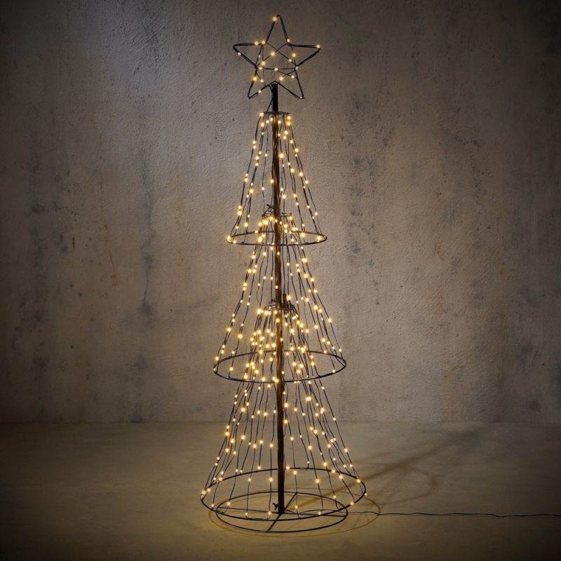 Luca Lighting Dansende Boom - Vlaggenmast kerstboom - 550 - 81 cm Luca Lighting Dansende Boom - Vlaggenmast kerstboom - 550 - 81 cm