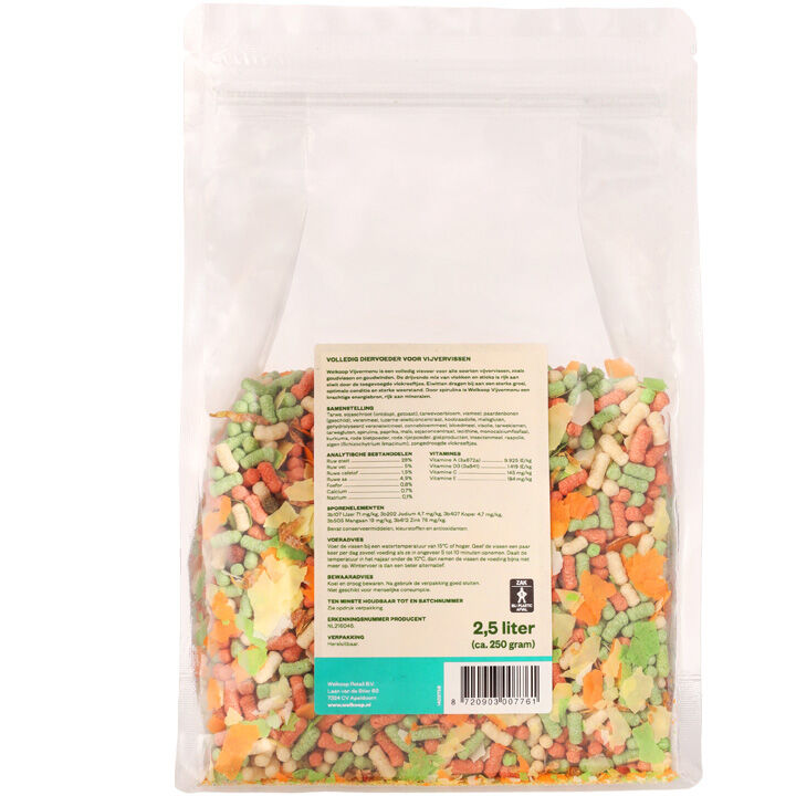Welkoop Vijvermenu - Vijvervissenvoer - 2.5