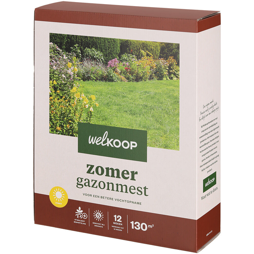 Welkoop - Zomer Gazonmest - 130 m² - 4 kg