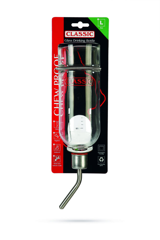 Classic Glas - Drinkfles - 38.00x11.50x11.50 cm