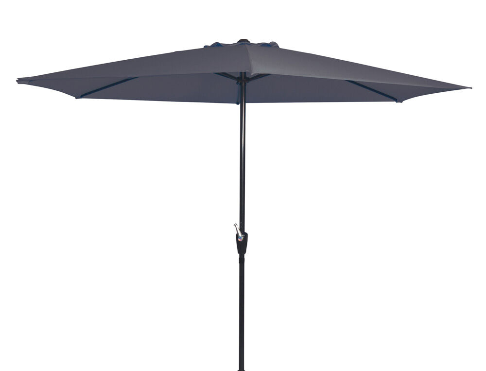 Lesli Living Gemini - Parasol - Grijs - 300 cm Lesli Living Gemini - Parasol - Grijs - 300 cm