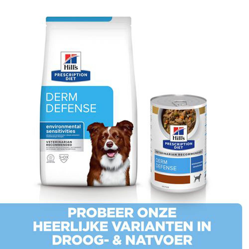 Hill's Prescription Diet Derm Defense - Hondenvoer veterinair - 12.00 - kip