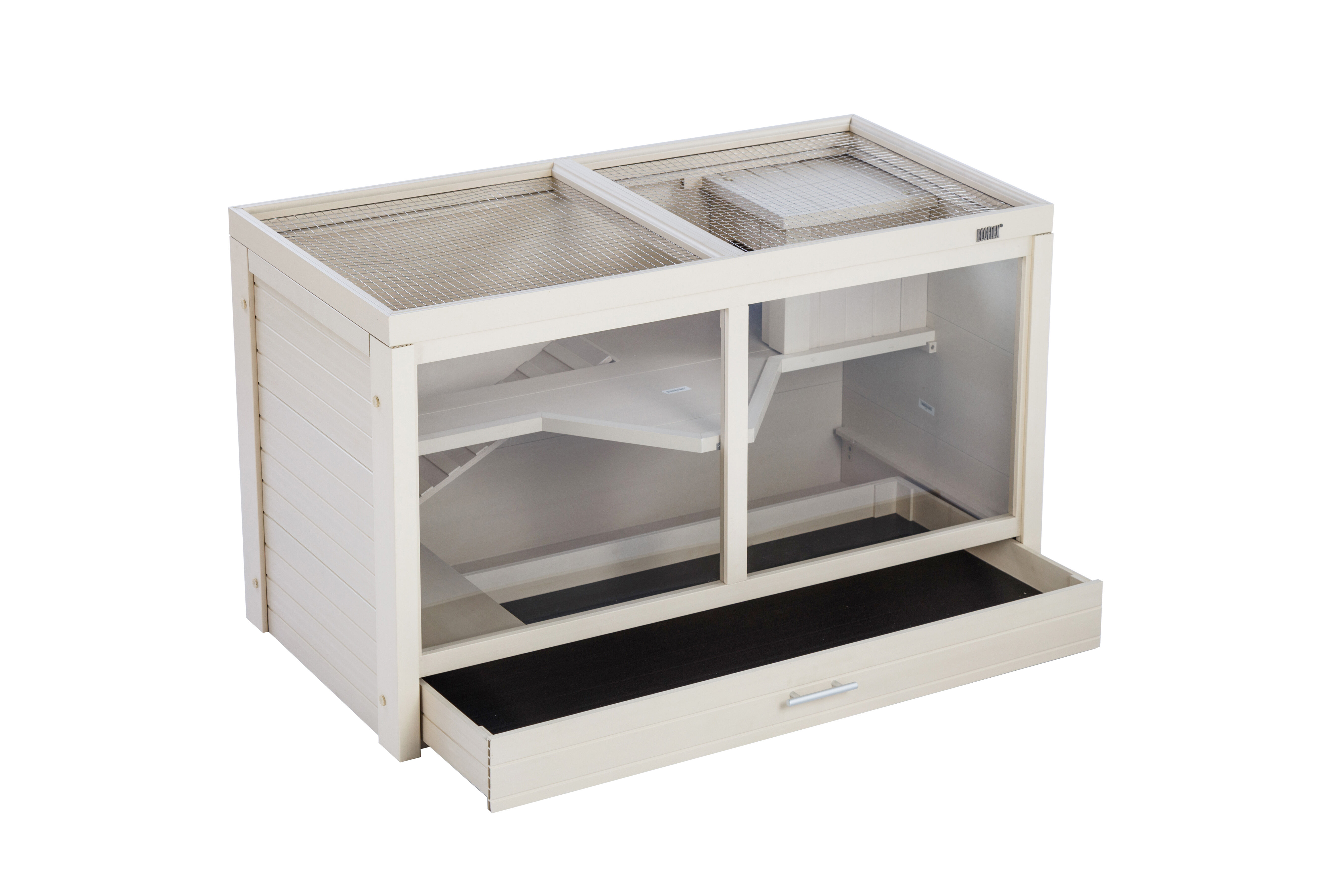 New Age Pet Park Avenue - Konijnenhok meubel - Beige - 60x100x50 cm