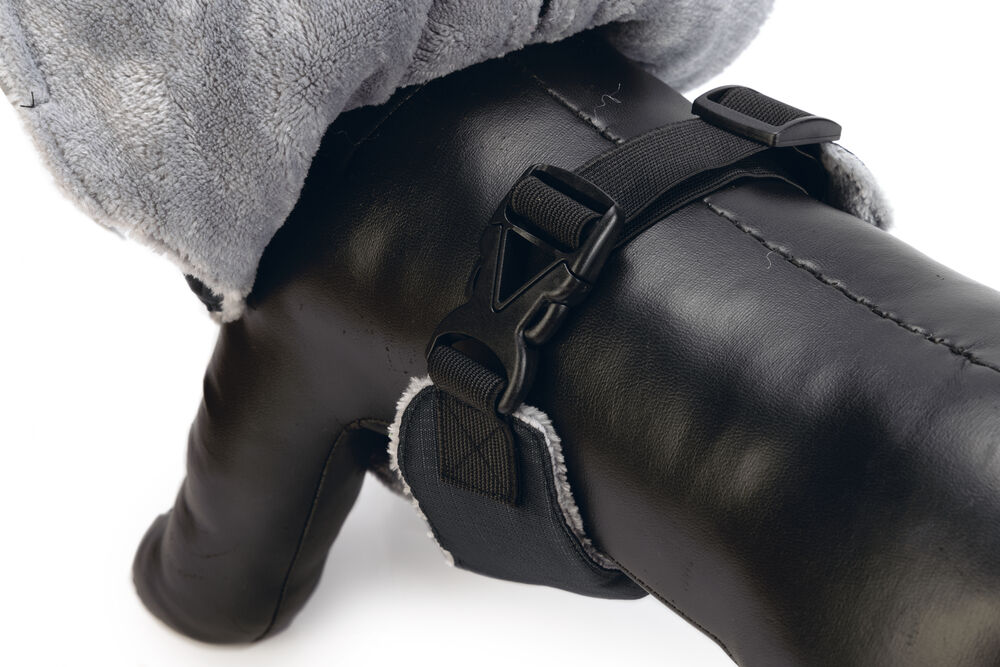 Beeztees Saby - Hondenjas - blauw/zwart - 24 cm - XS