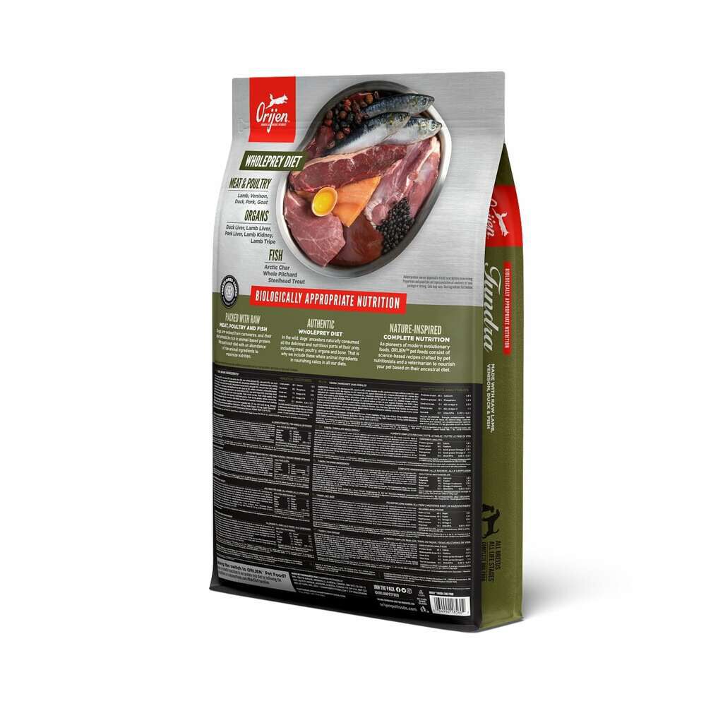 Orijen Tundra Dog Whole Prey - Hondenvoer - 6 - hert, geit, vis