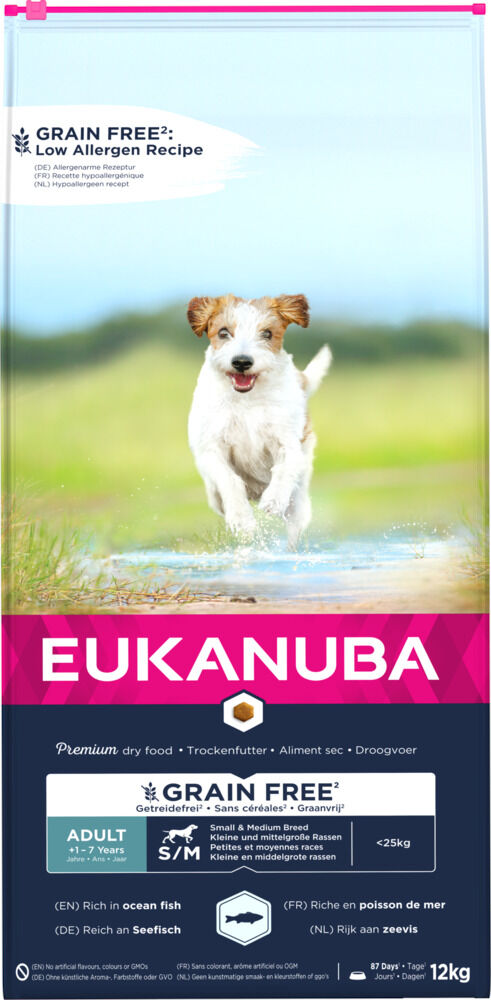 Eukanuba Graanvrij Adult Large  - Hondenvoer - 12.00 - kip