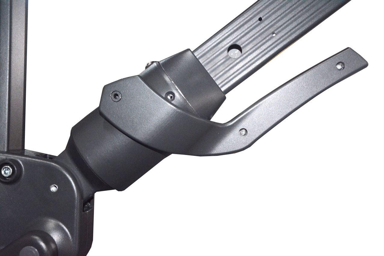 Lesli Virgoflex Kantelbaar - Zweefparasol - Grijs - 1.00x1.00x1.00 cm - 350.00 cm