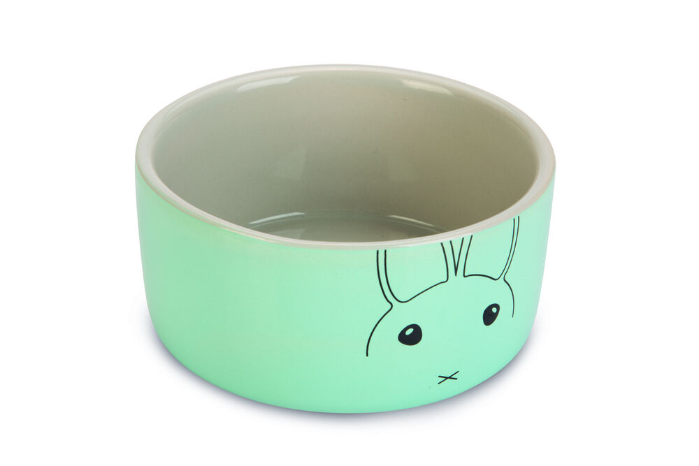 Beeztees Konijn - Voerbak - Mint - 5.5x12.1x12.1 cm Beeztees Konijn - Voerbak - Mint - 5.5x12.1x12.1 cm