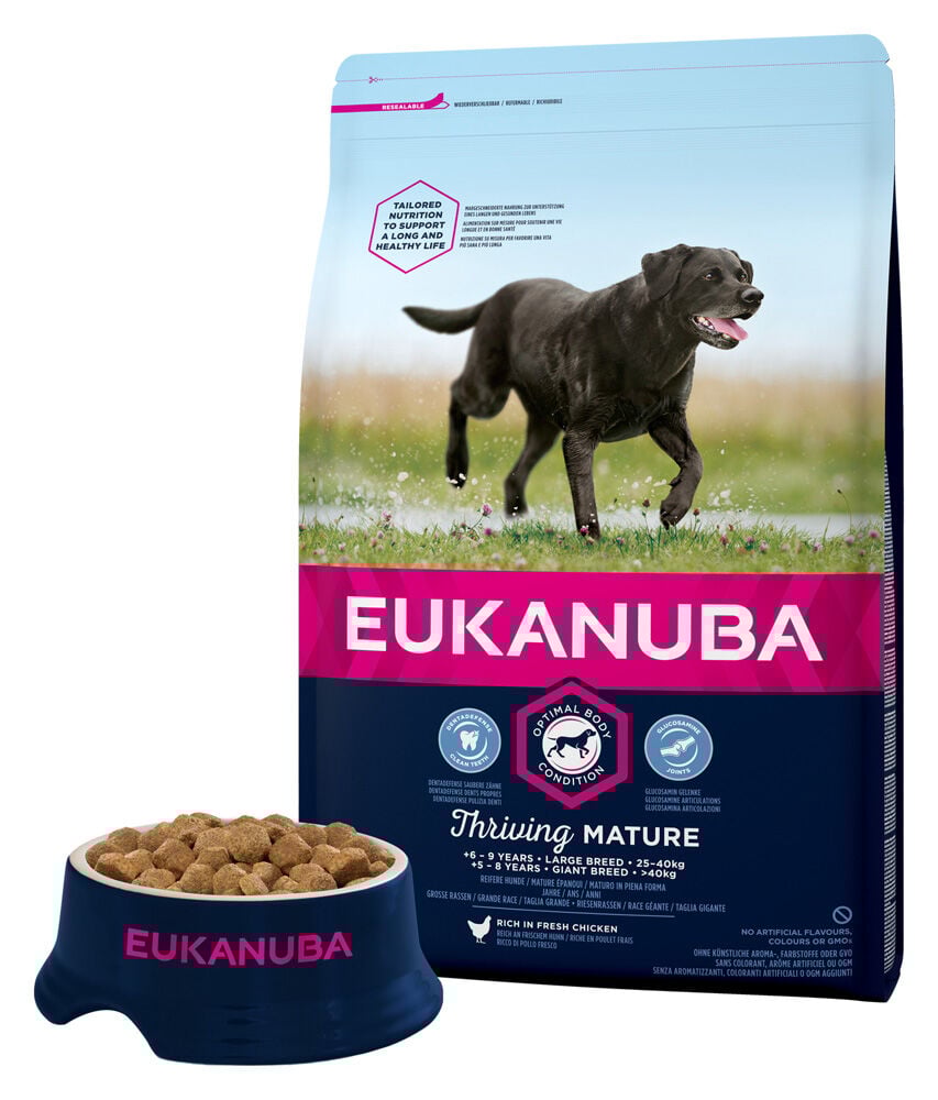 Eukanuba Thriving Mature Large Breed - Hondenvoer - Kip - 3 kg