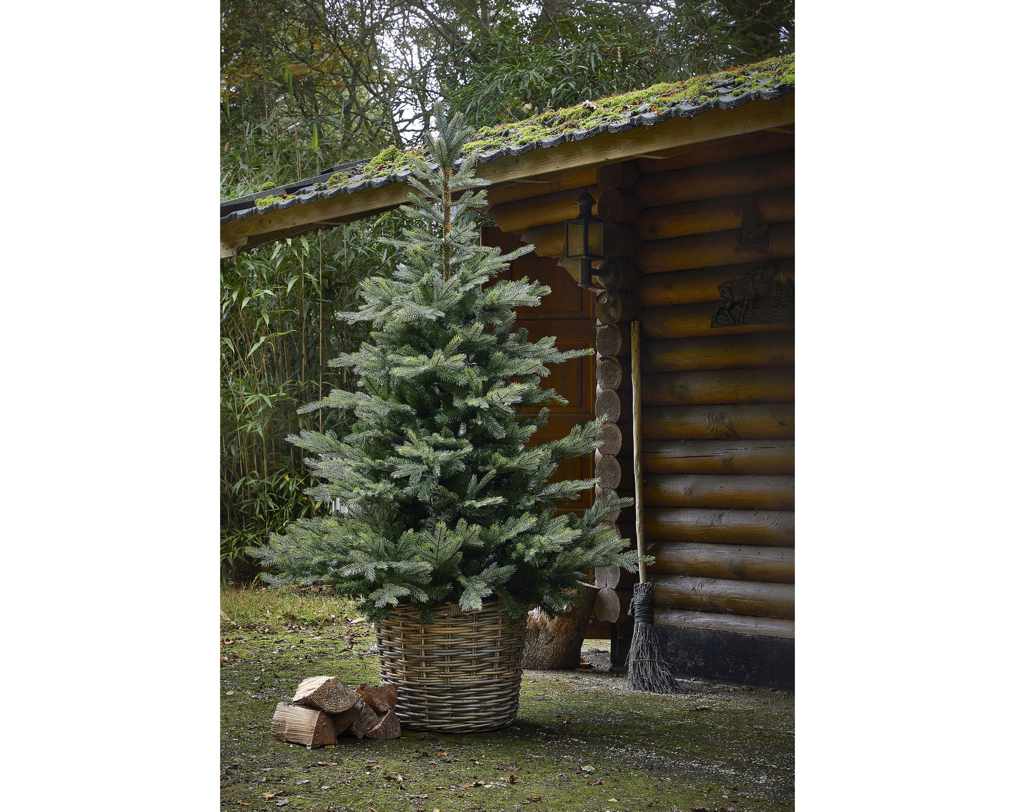 Everlands Grandis Fir - Kunstkerstboom - 240 cm - Groen