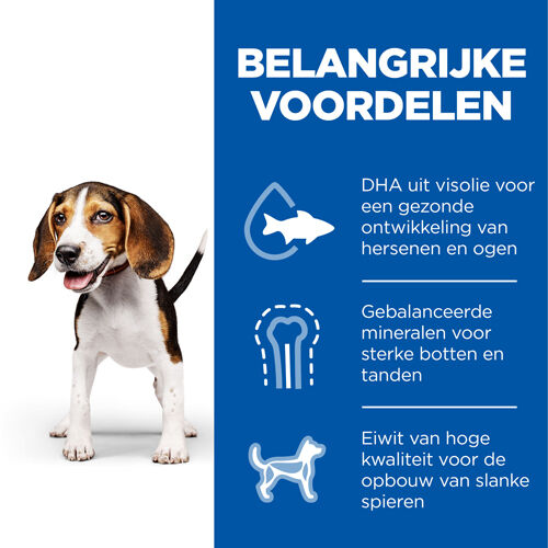 Hill's Science Plan Puppy Healty Development Medium - Hondenvoer - 12.00 - kip