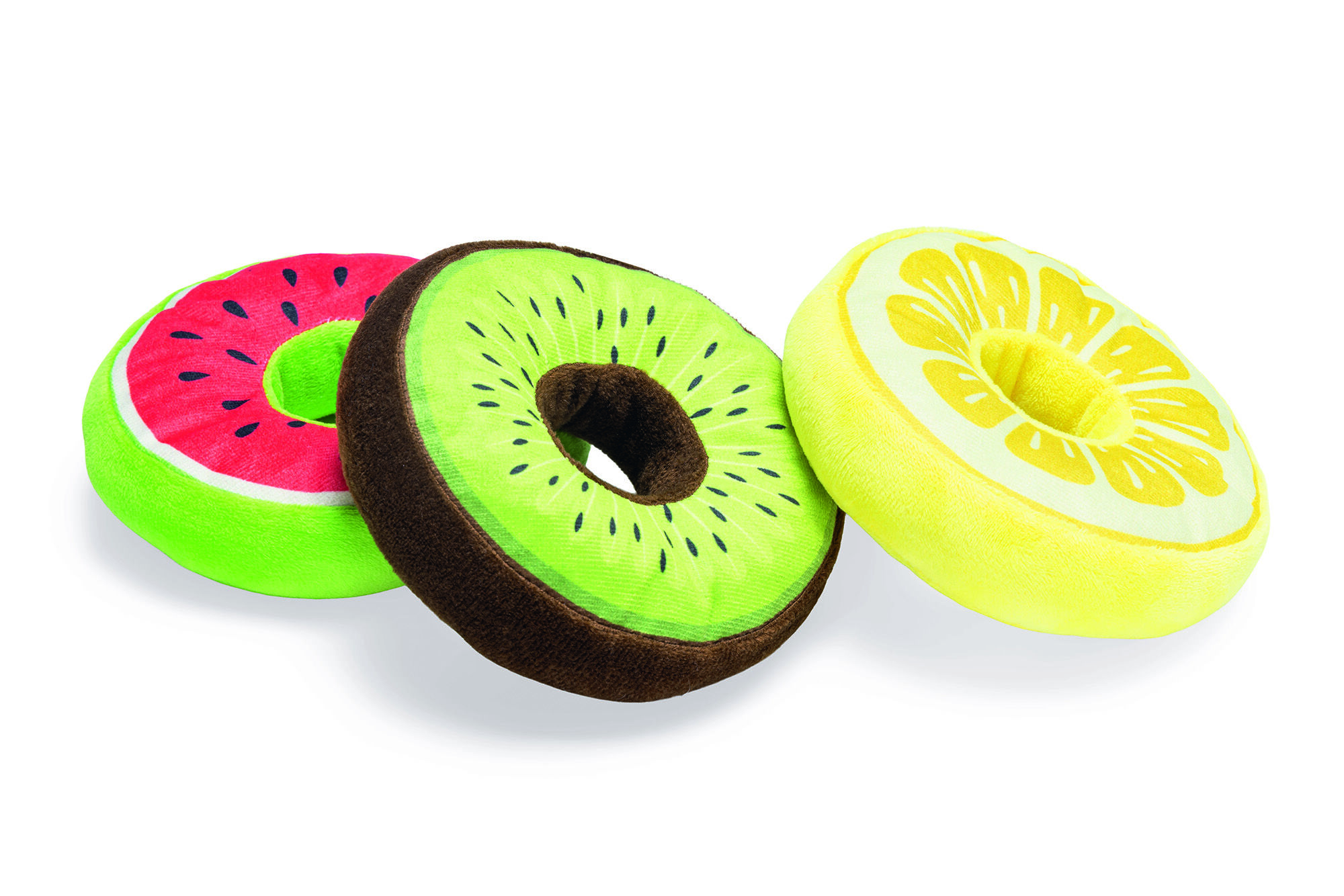 Beeztees Donut Citroen - Knuffel - Hondenspeeltje Beeztees Donut Citroen - Knuffel - Hondenspeeltje