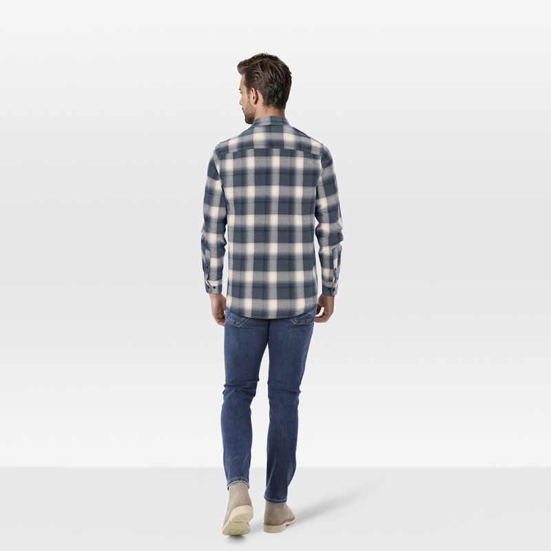 Veleste Tren - Overhemd - 2XL - Blauw
