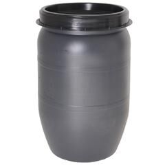 Voerton - Met schroefdeksel - 120.00 l - 1.00 cm - Grijs - 1.00 cm - 1.00 cm