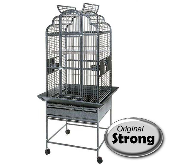 Strong Villa Rhea - Papegaaienkooi - 76.50 cm - Grijs - 53.00 cm - 58.00 cm