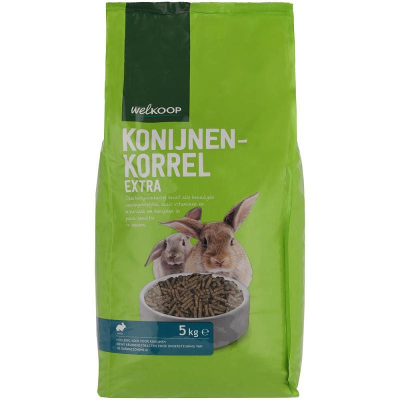Welkoop Konijnenkorrel Extra - Konijnenvoer - 20 Welkoop Konijnenkorrel Extra - Konijnenvoer - 20