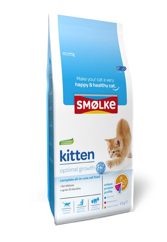 Smölke Kitten - Kattenvoer - Kip - Vis - 4 kg