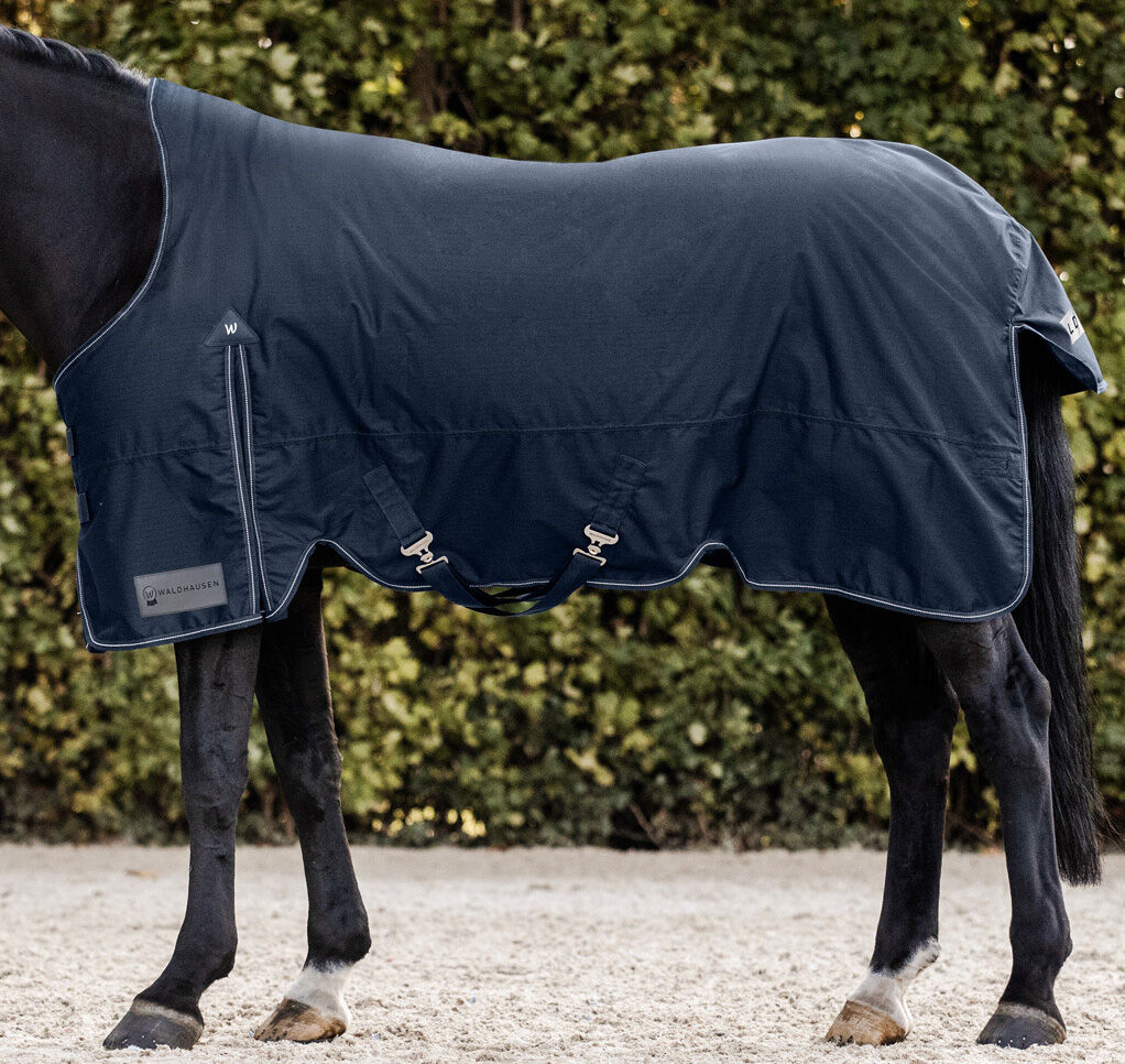 Waldhausen Arctic Hoge nek 200 gr - Winterdeken - Paardendeken - 1.00 cm - Blauw - 1.00 cm - 125/175 - 1.00 cm