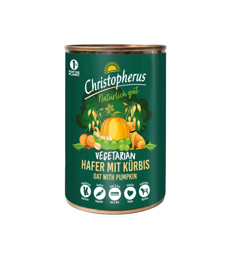 Christopherus Vegetarian - Hondenvoer - Groente - 400 gram