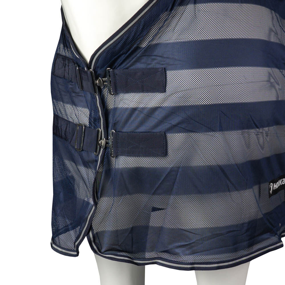 Horka Vliegendeken - met Strepen - 95.00 cm - Blauw - 6.50 cm - 125/175 - 40.00 cm