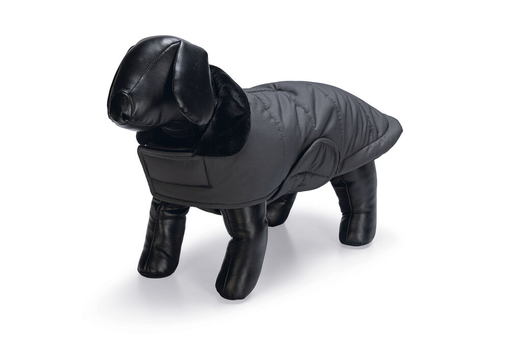 Designed By Lotte Zhanti - Hondenjas - grijs - 52 cm - XL Designed By Lotte Zhanti - Hondenjas - grijs - 52 cm - XL