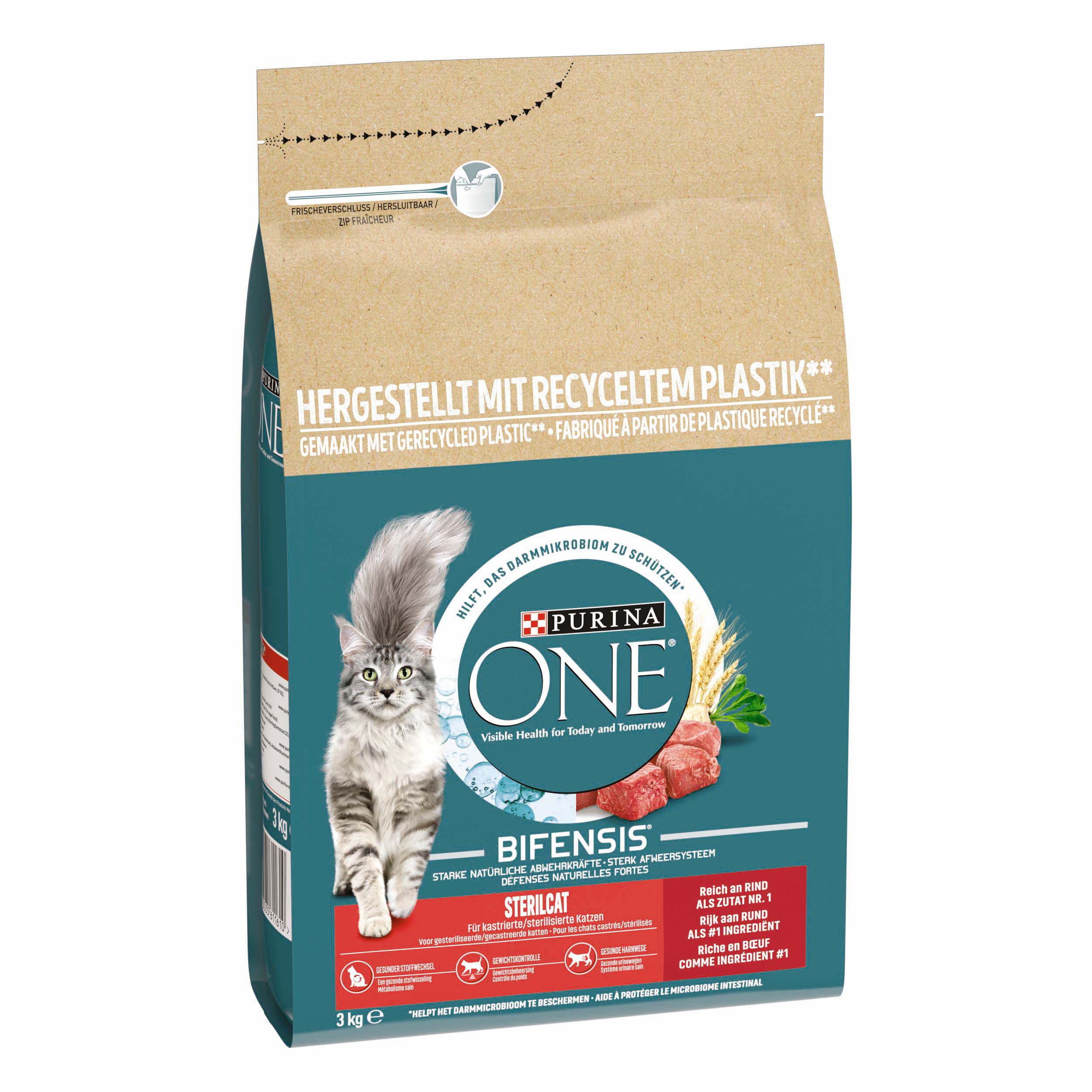 Purina One Sterilcat - Kattenvoer - 3 - rund