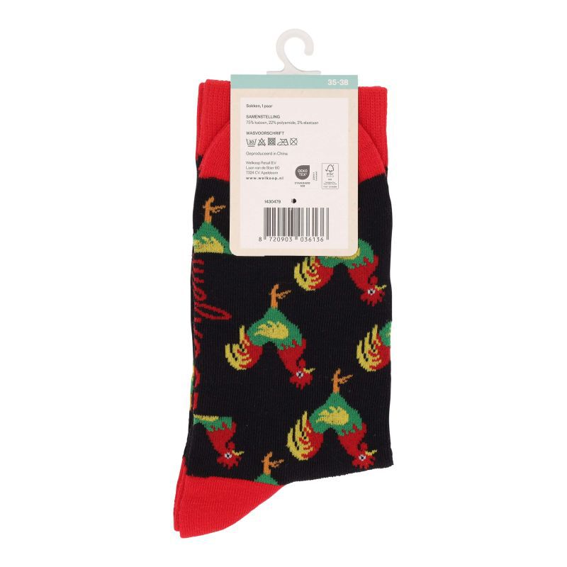 Welkoop Fun Haan - Sokken - Zwart - 35-38