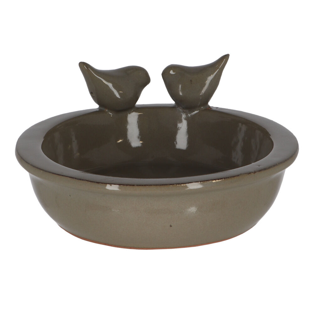 Best for Birds - Waterschaal ovaal - 11.00 cm - Grijs - 23.00 cm - Ovaal - 31.00 cm