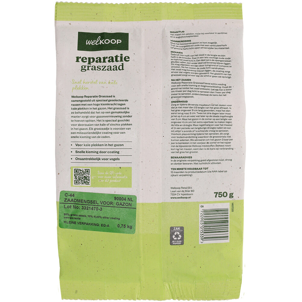 Welkoop - Reparatie Graszaad - 30 m²