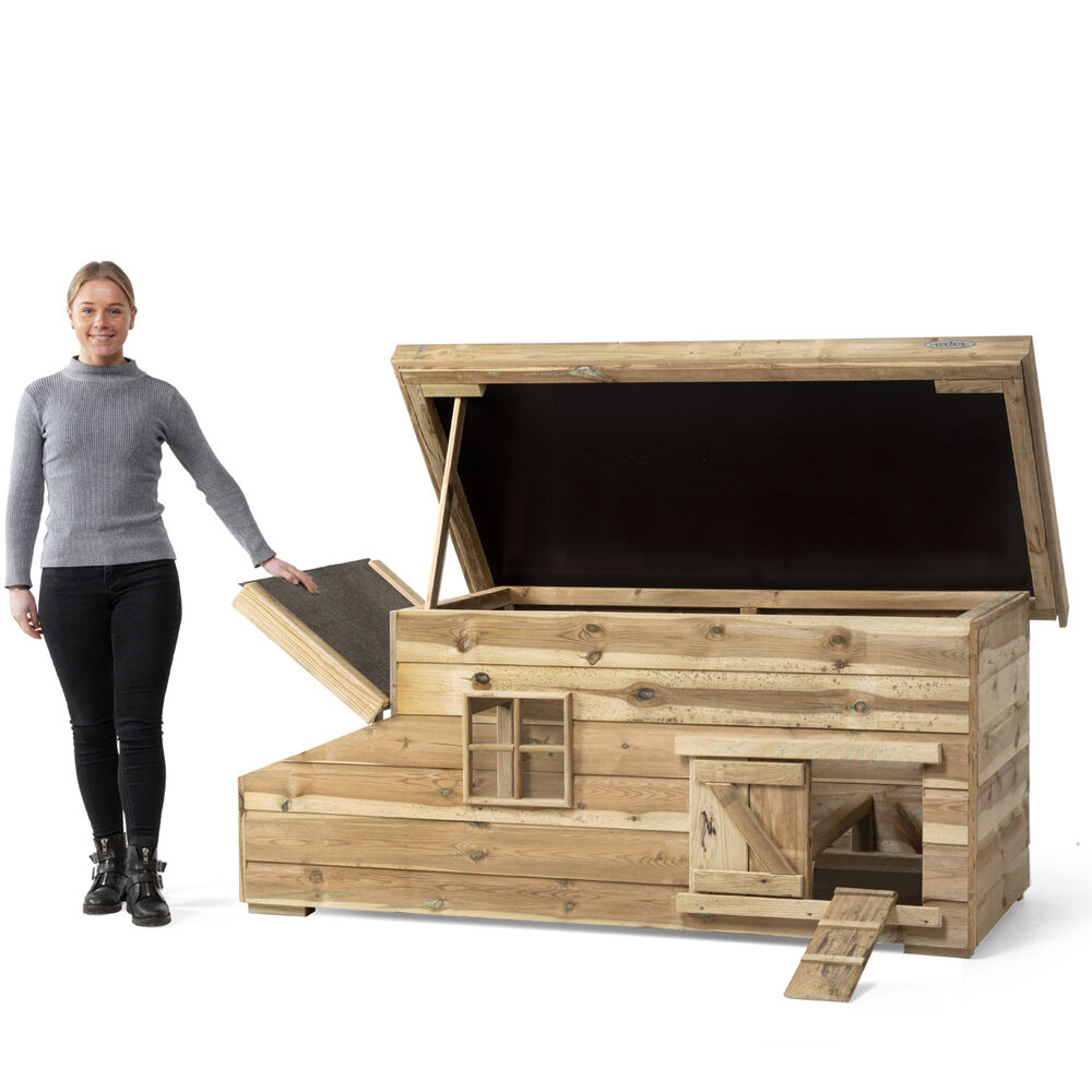 Voldux Fenne - Kippenhok - 80.00 cm - Naturel - 190.00 cm - 88.00 cm