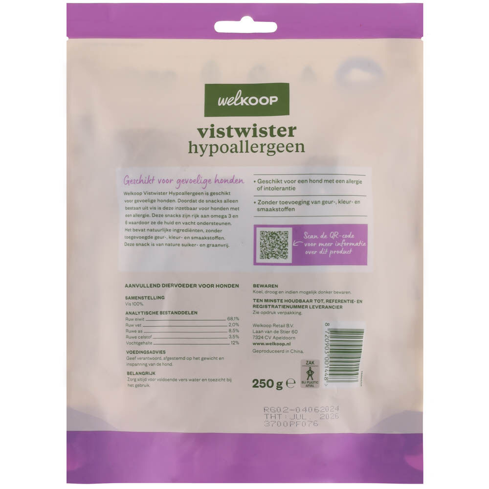Welkoop - Vistwister Hypoallergeen - 250 - vis