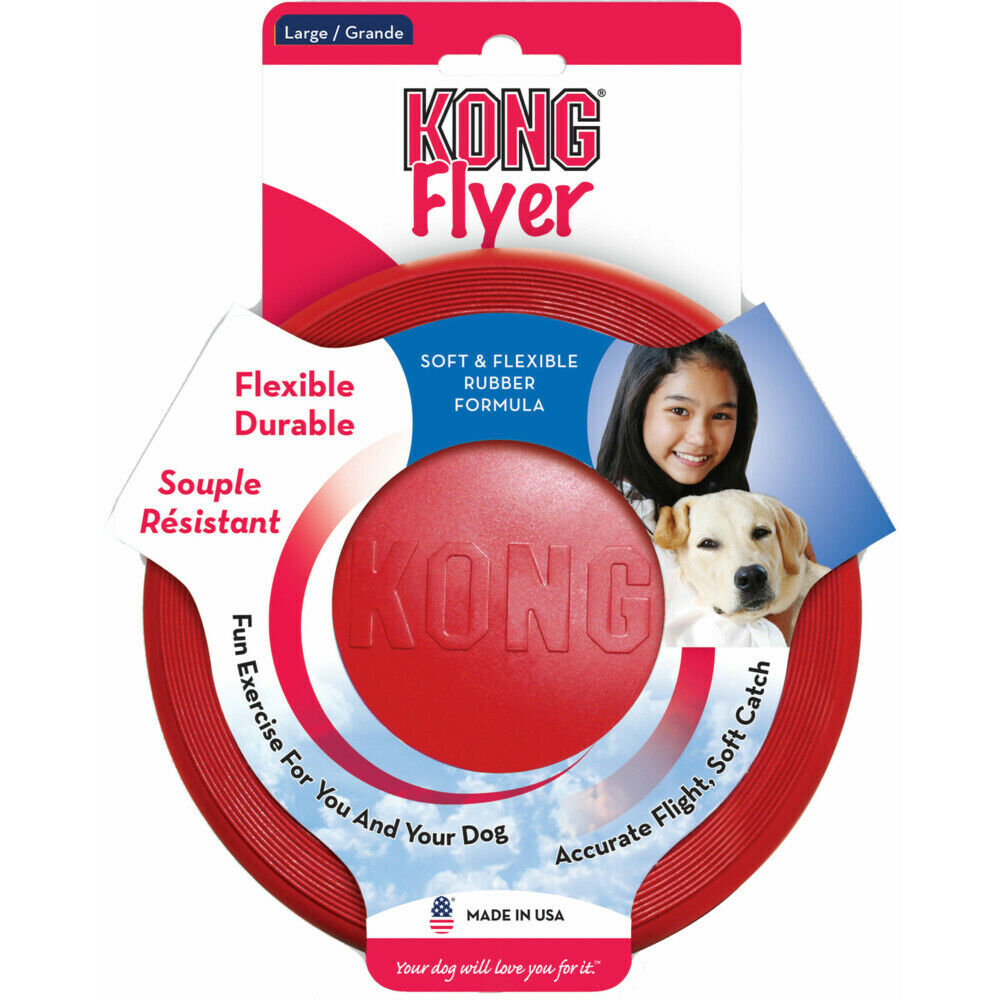 Kong Flyer Frisbee - Hondenspeelgoed Kong Flyer Frisbee - Hondenspeelgoed