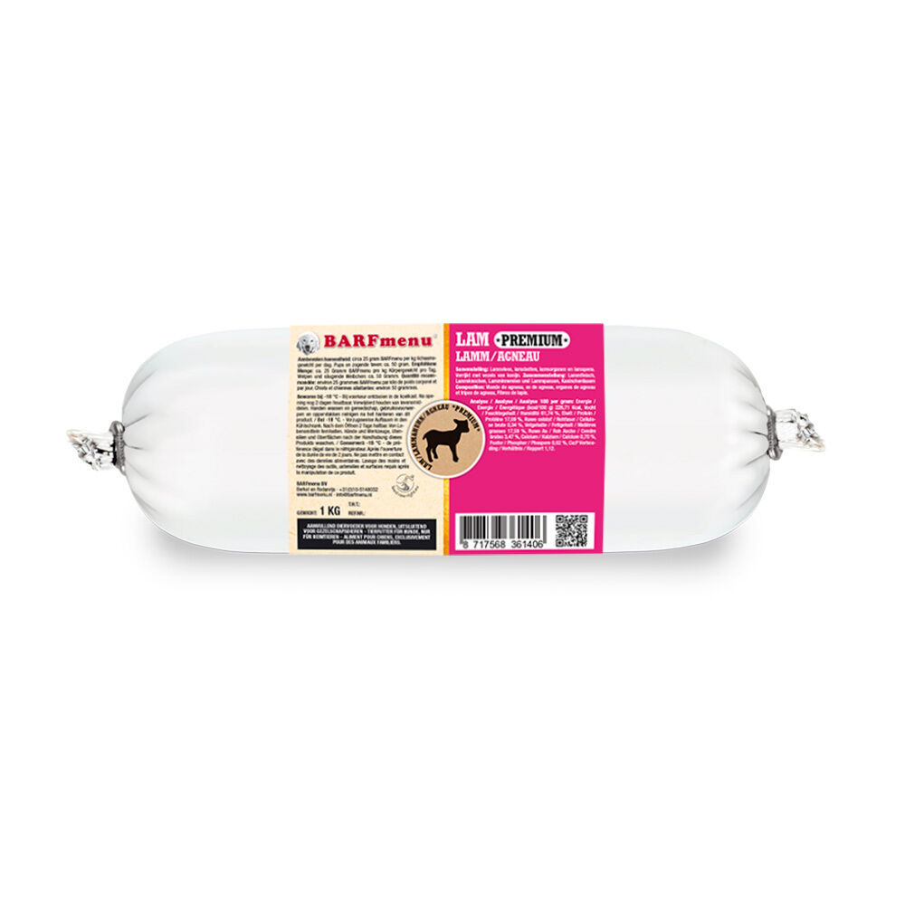 BARFmenu - Hondenvoer - 1000.00 - lam