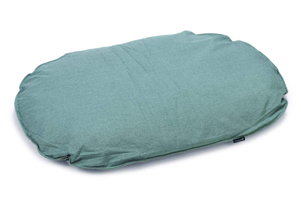 Beeztees Ferro Ovaal - Hondenkussen - 12.50 cm - grijs/blauw - 110.00 cm - XL - 70.00 cm