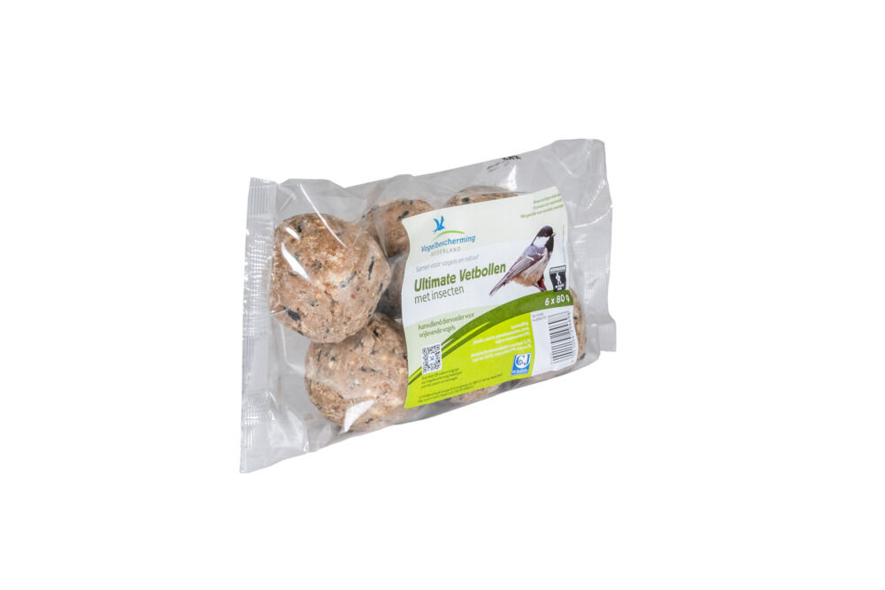 Vogelbescherming Vetbollen - Met insecten - 5.50 cm - 11.50 cm - insecten - 20.00 cm