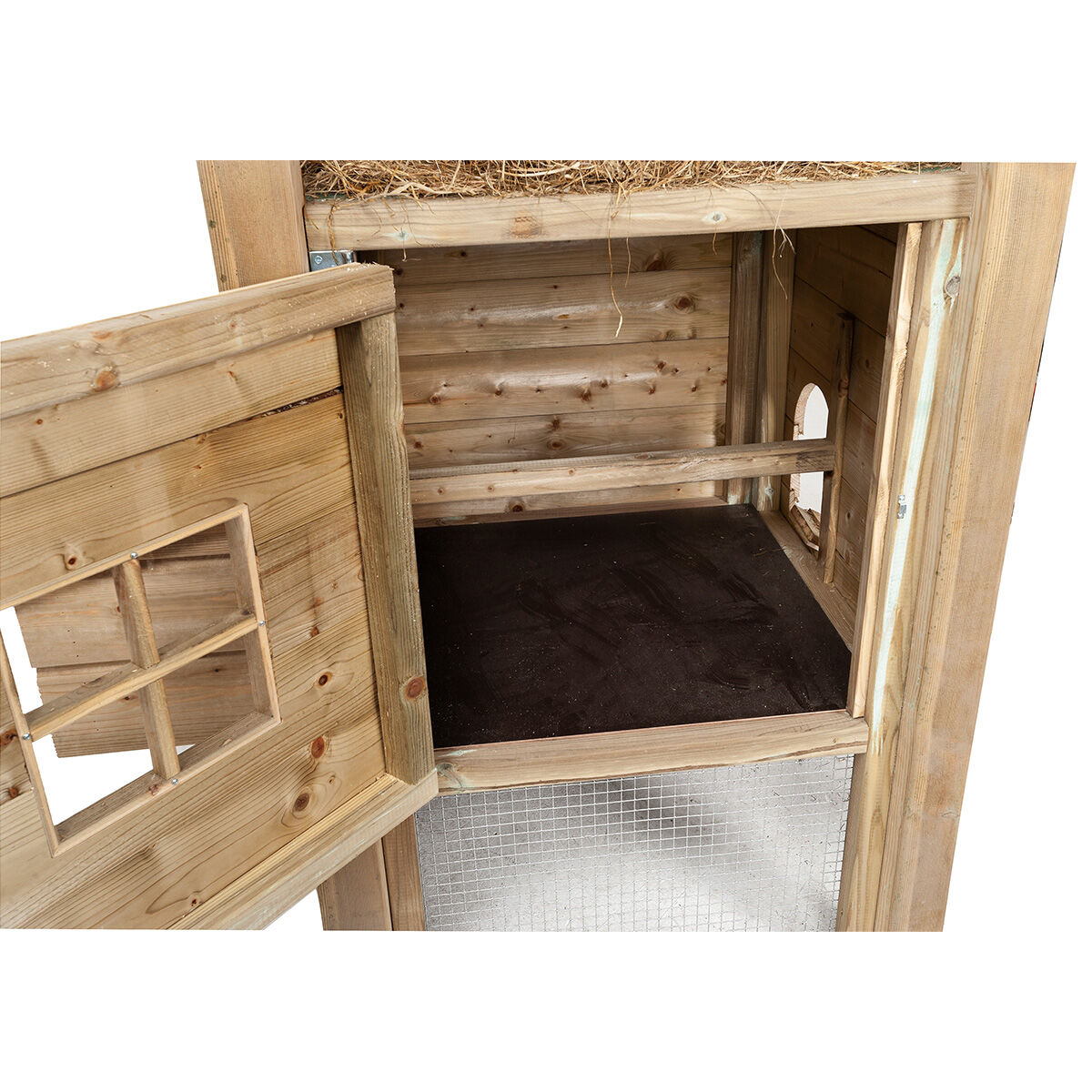 Glorenza Hooiberg Lyn - Kippenhok - 190.00 cm - Naturel - 358.00 cm - 110.00 cm