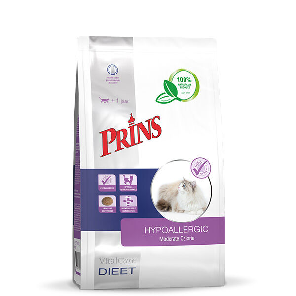 Prins Dieet VitalCare Hypoallergic - Kattenvoer veterinair - 5.00 - Garnalen
