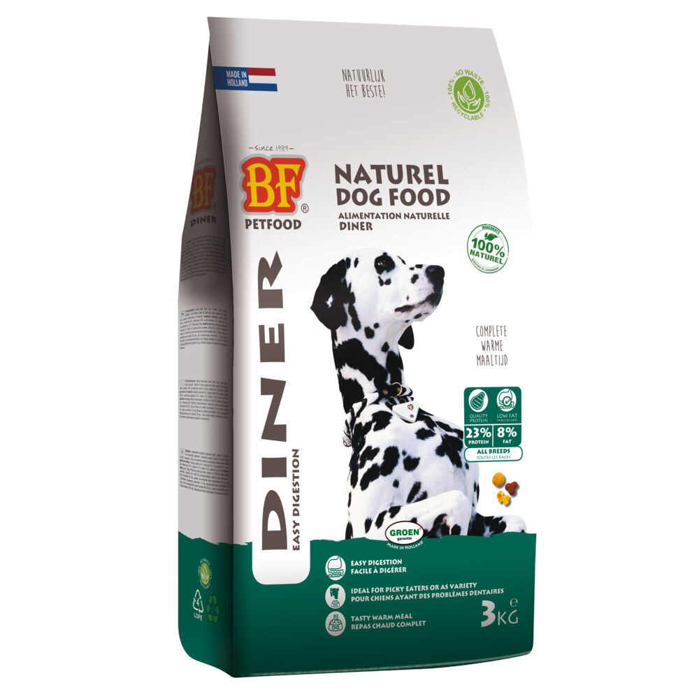BF Petfood Diner - Hondenvoer - 3.00 - rund, kip
