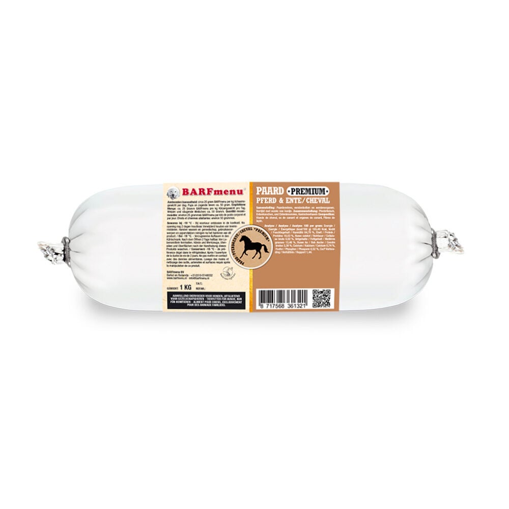 BARFmenu - Hondenvoer - 1000.00 - paard