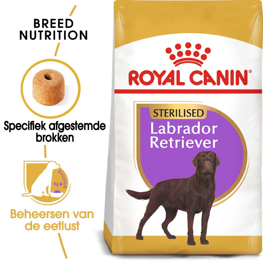 Royal Canin Labrador Retriever Sterilised - Hondenvoer - 12 - gevogelte