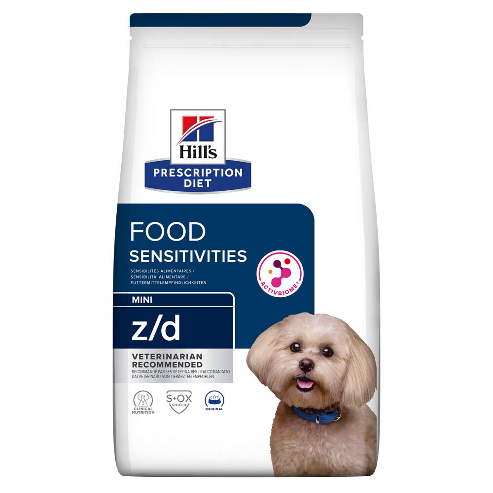 Hill's Prescription Diet Food Sensitivities Mini z/d - Hondenvoer Hill's Prescription Diet Food Sensitivities Mini z/d - Hondenvoer