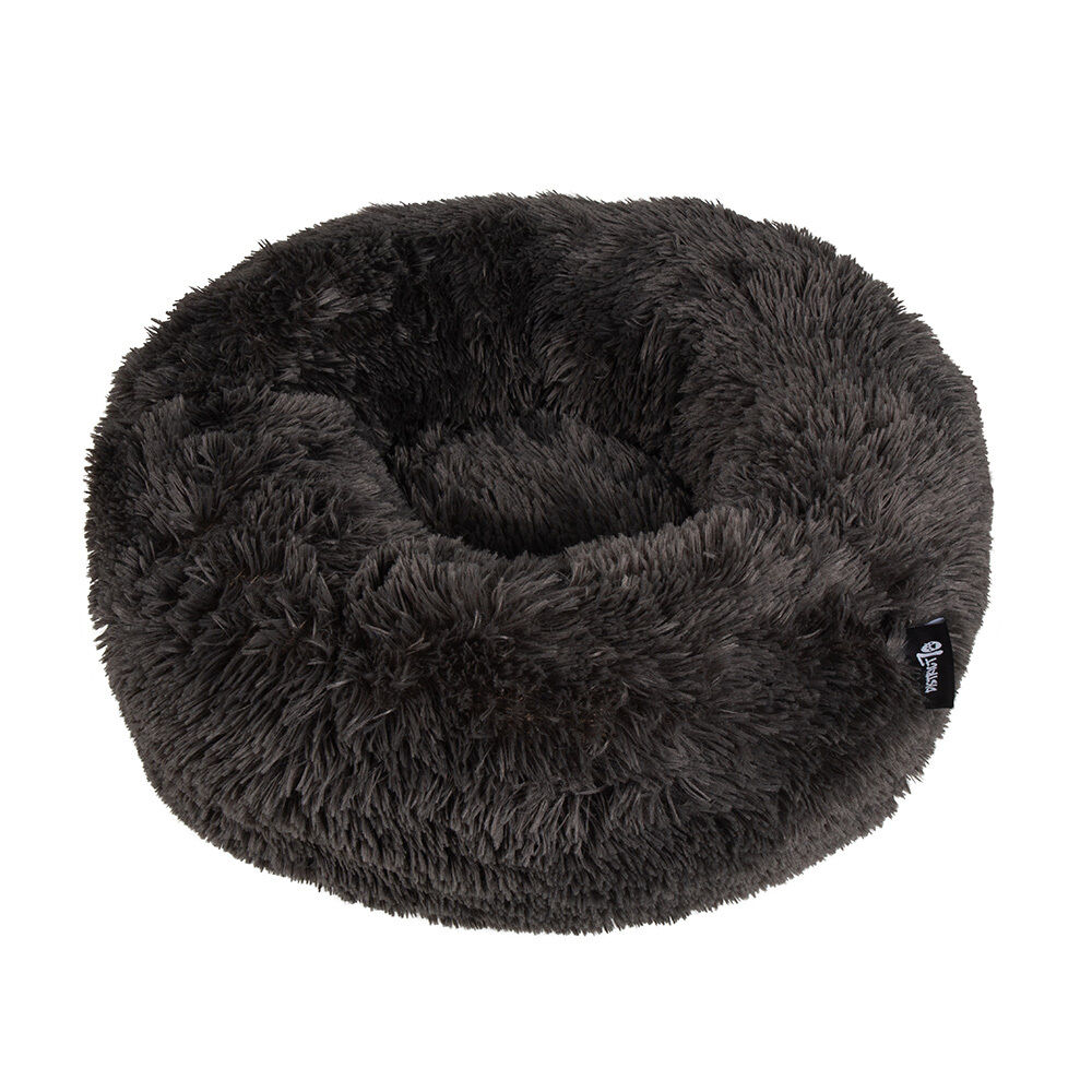 District 70 Fuzz - Fluffy hondenmand - 5.00 cm - donkergrijs - 60.00 cm - 60.00 cm - M - 60.00 cm