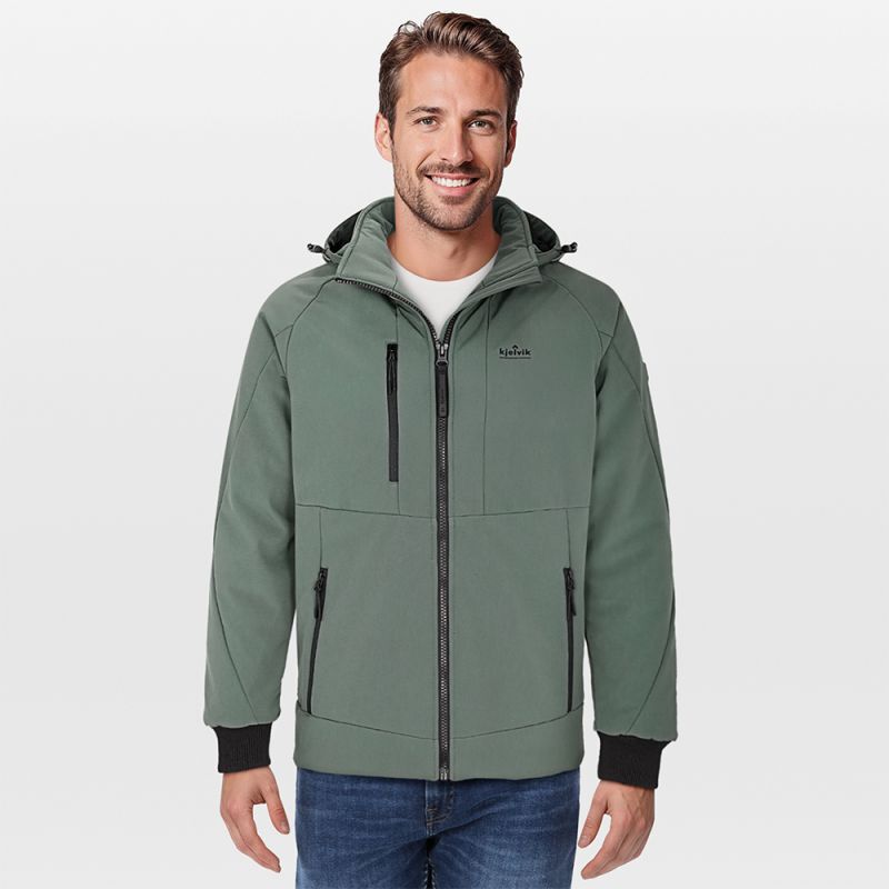 Kjelvik Duke - Softshell jas - 2XL - Groen Kjelvik Duke - Softshell jas - 2XL - Groen