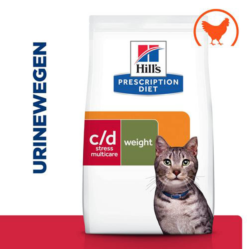 Hill's Prescription Diet Urinary Stress + Metabolic c/d - Kattenvoer - Kip - 8 kg