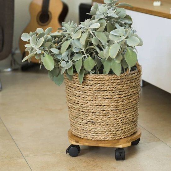 Nature - Plantentrolley - Antraciet - ⌀30 cm -
